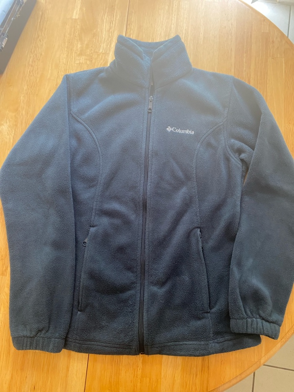 Columbia Women’s Navy Full-Zip Fleece Jacket Size Small